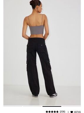 Garage Clothing Black Cargo Pants